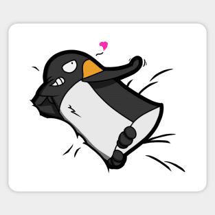 Tug the Penguin...Body Pillow? Sticker